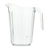 4 Pack 60-Ounce Clear Plastic Stackable Pitcher, by Way To Celebrate