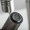 DAX Single Handle Pull Down Kitchen Faucet Brushed Finish