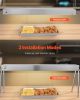 Food Heat Lamp, 750W Hanging Commercial Food Heating Warmer, Stainless Steel Electric Strip Heater Light with Cord