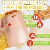 12Pcs Non Stick Toaster Bags Reusable 6.7 x7.5 inch Grilled Cheese Bags Heat Resistant & Easy to Clean Mess Free Toasting Sandwiches Panini & More Com