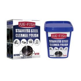Jueyu Stainless Steel Cleaning Paste, Strong Kitchen Decontamination, Pot Rust Removal, Pot Bottom And Stove Top Black Scale Cleaning (Option: 1pcs)